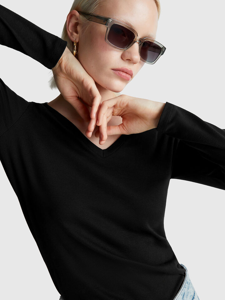 T-SHIRT L/S Damen image number 4